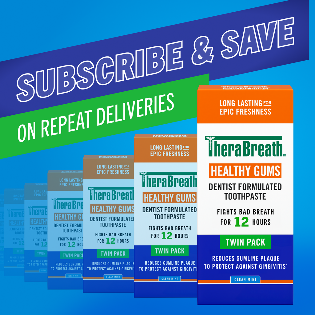 TheraBreath Healthy Gums Toothpaste. Helps Fight Gingivitis. Clean Mint