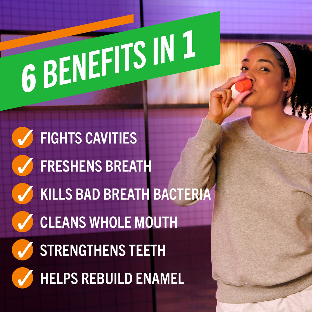 TheraBreath Complete Mouthwash. 6-in-1 Beneﬁts. Alcohol-Free. Revitalizing Mint