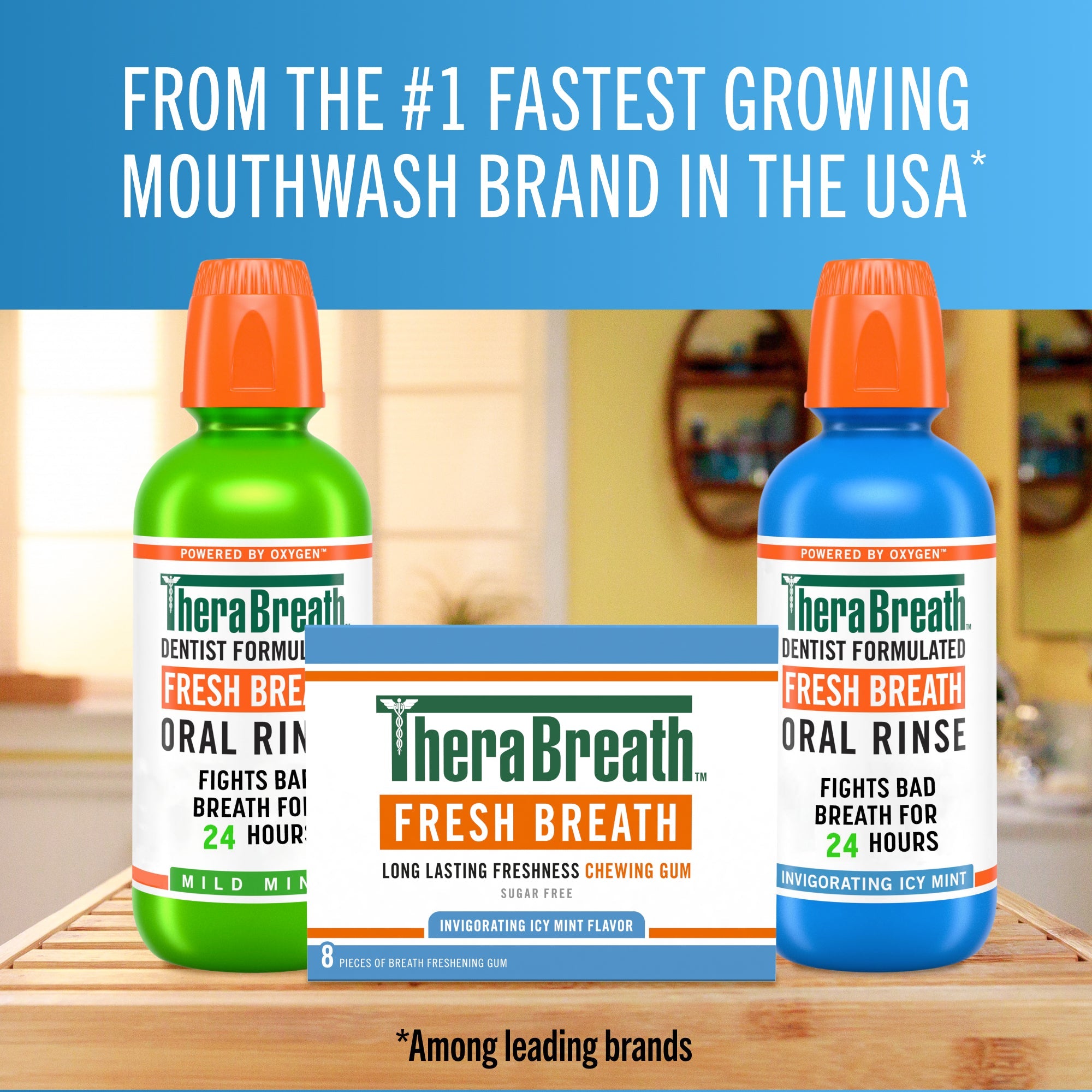 Chewing Gum. Invigorating Icy Mint Flavor